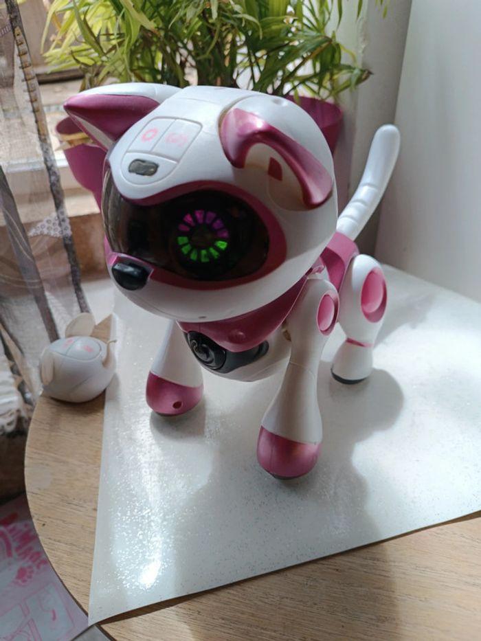 Teksta chien dog robot interactif électronique VTech kidiminiz toy quest Kitty chat cat robotique - photo numéro 10