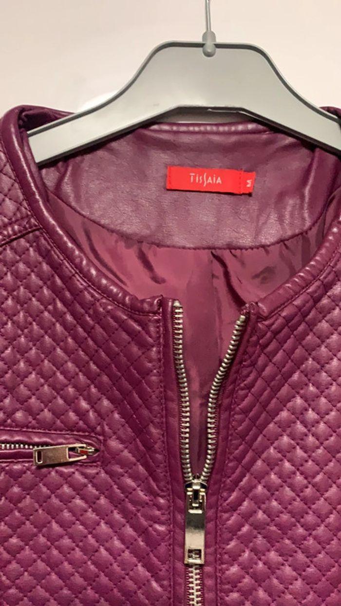 Blouson similicuir Magenta - photo numéro 3