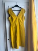 ZARA robe jaune moutarde