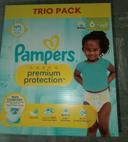 Trio pack Pampers premium protection taille 6,