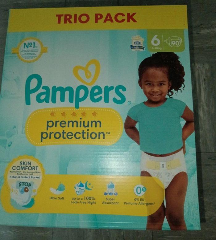 Trio pack Pampers premium protection taille 6,