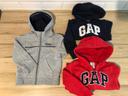 Lots de 3 sweats capuche 2 ans