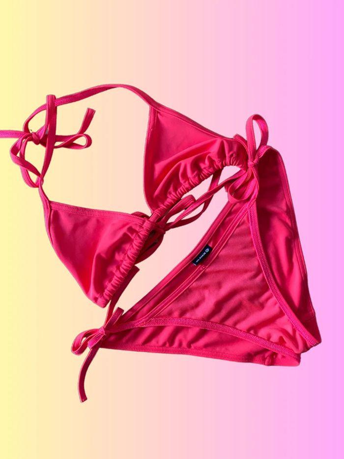 Maillot de bain rose fuchsia Olaian - taille XS/S - photo numéro 1