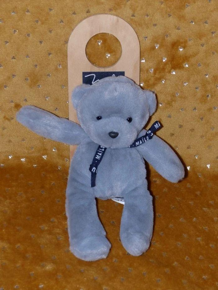 Doudou ours Dorlotin gris Mailou 🧸 Neuf - photo numéro 1