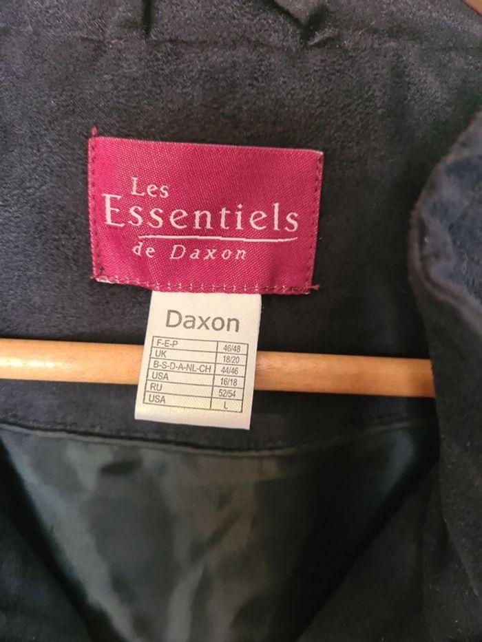 Manteau à carreaux noir daxon 46/48 - photo numéro 5