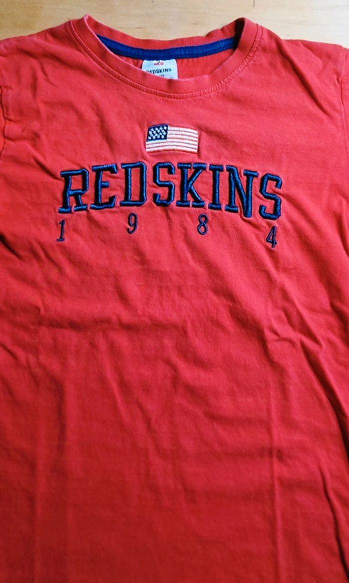 T-shirt enfant Redskins rouge 8 ans - photo numéro 2