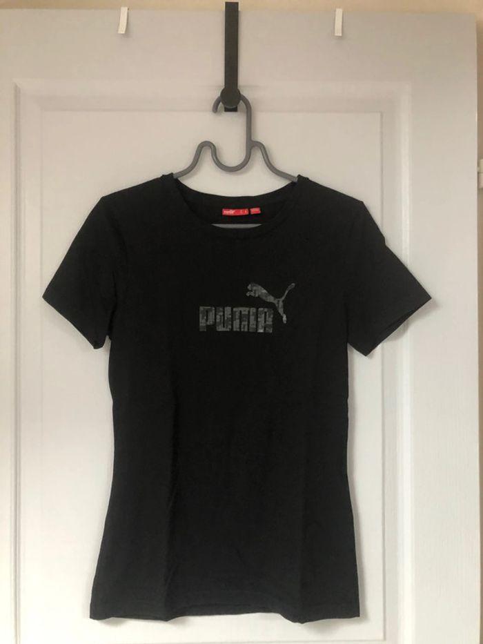 T shirt puma noir taille 40 - photo numéro 1