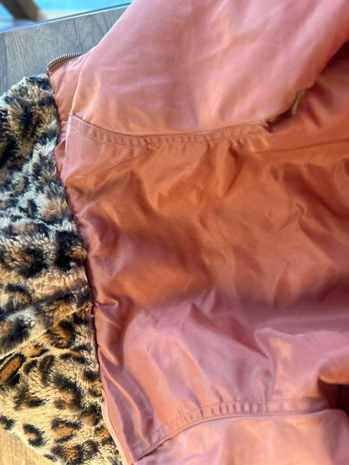 Veste avec capuche Rose/Leopard réversible 18/24 mois - photo numéro 7