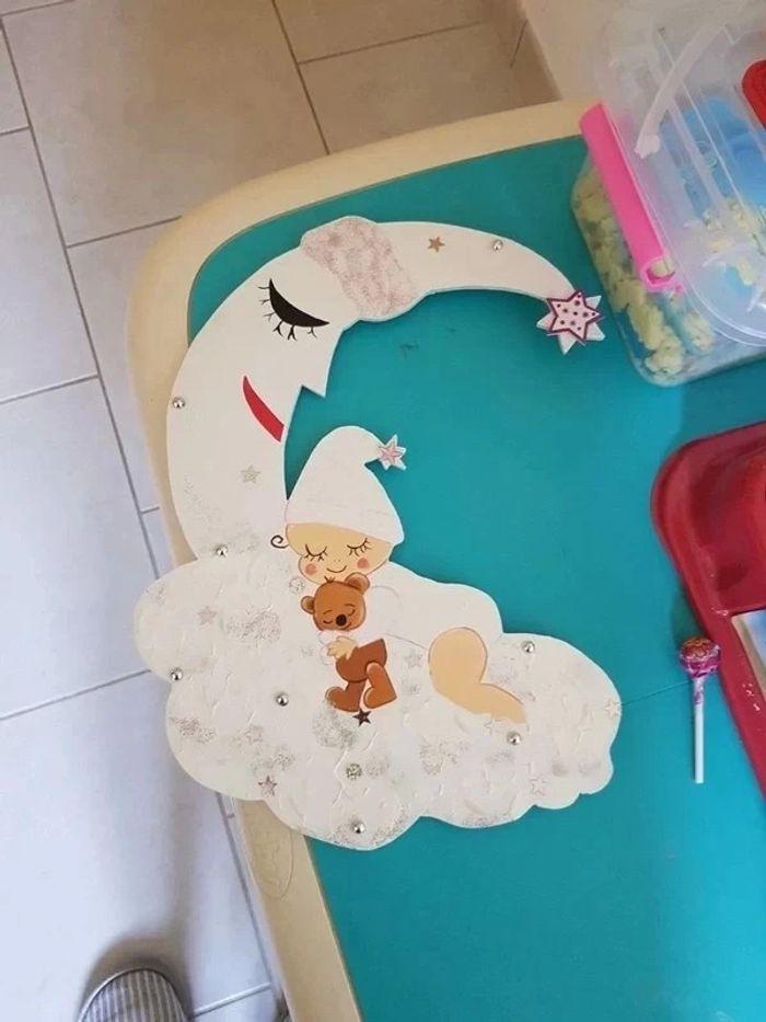 Décoration murale pour bebe livre naissance - photo numéro 2