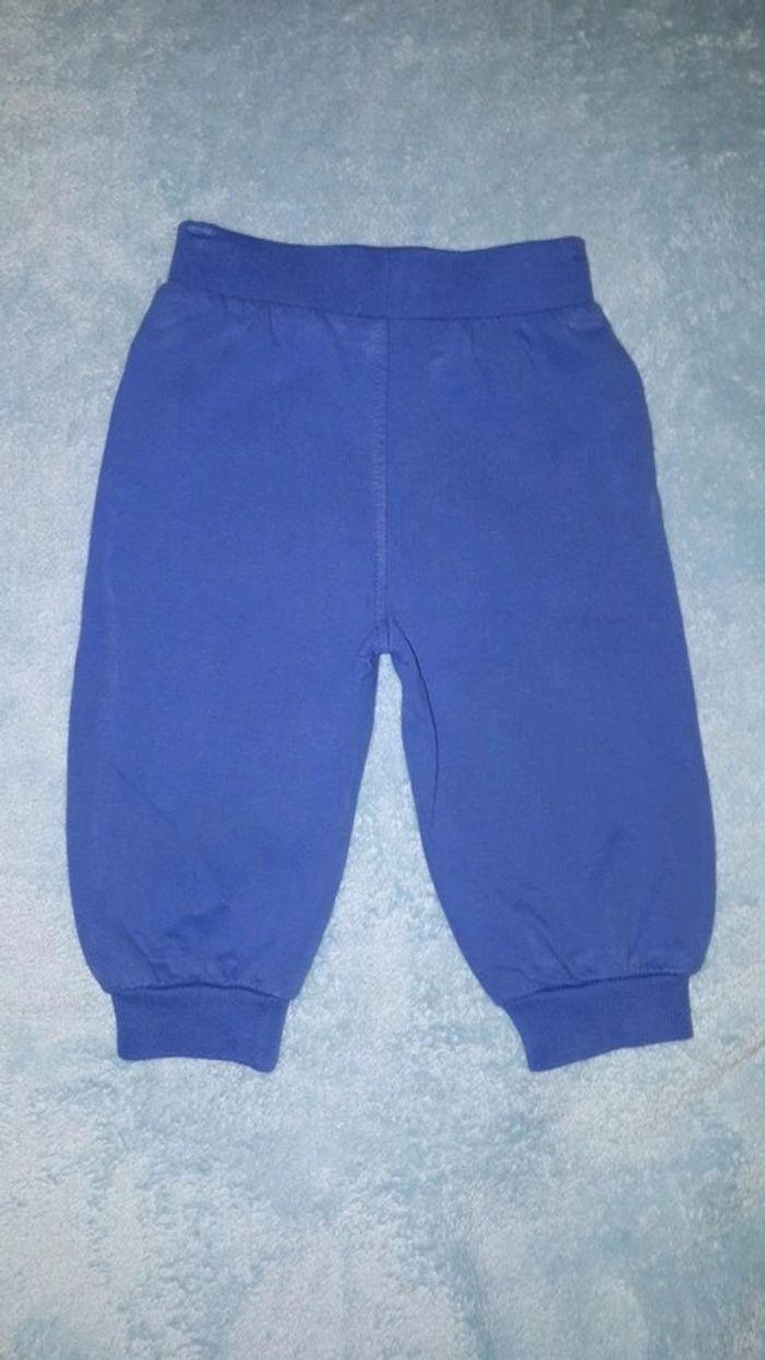 Pantalon jogging bleu C&A 12 mois - photo numéro 3