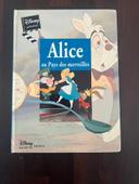 Livre alice aux pays des merveilles Disney édition hachette