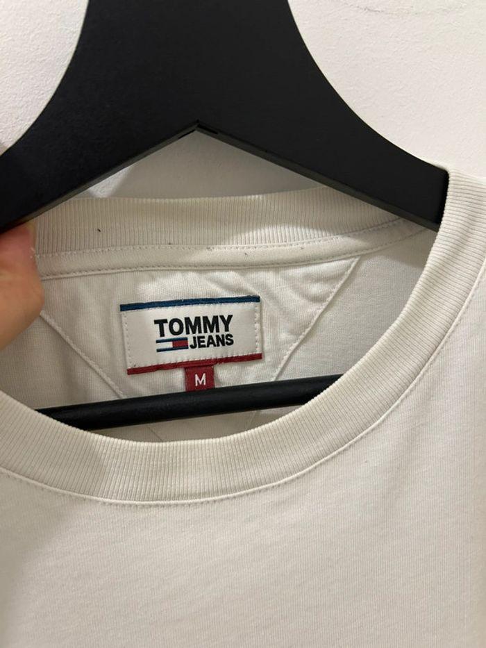 T-shirt blanc tommy jeans taille M - photo numéro 3