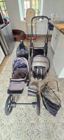 Poussette cybex priam en lot avec cosy cloudz et sa base + nombreux accessoires