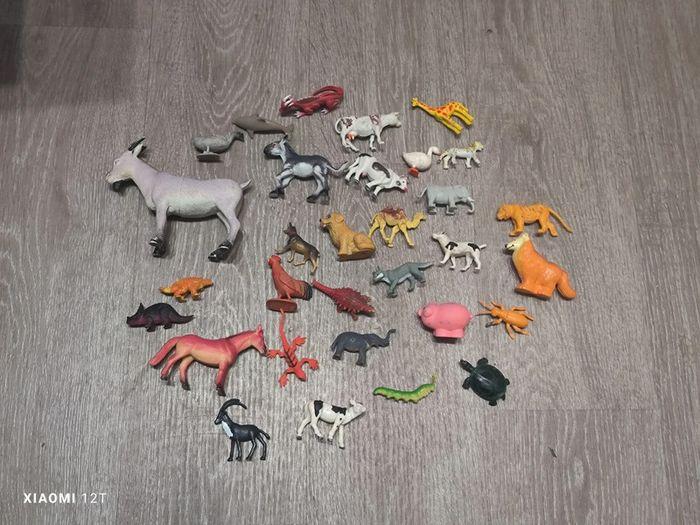 Lot figurine animaux en plastique ou pvc - photo numéro 1