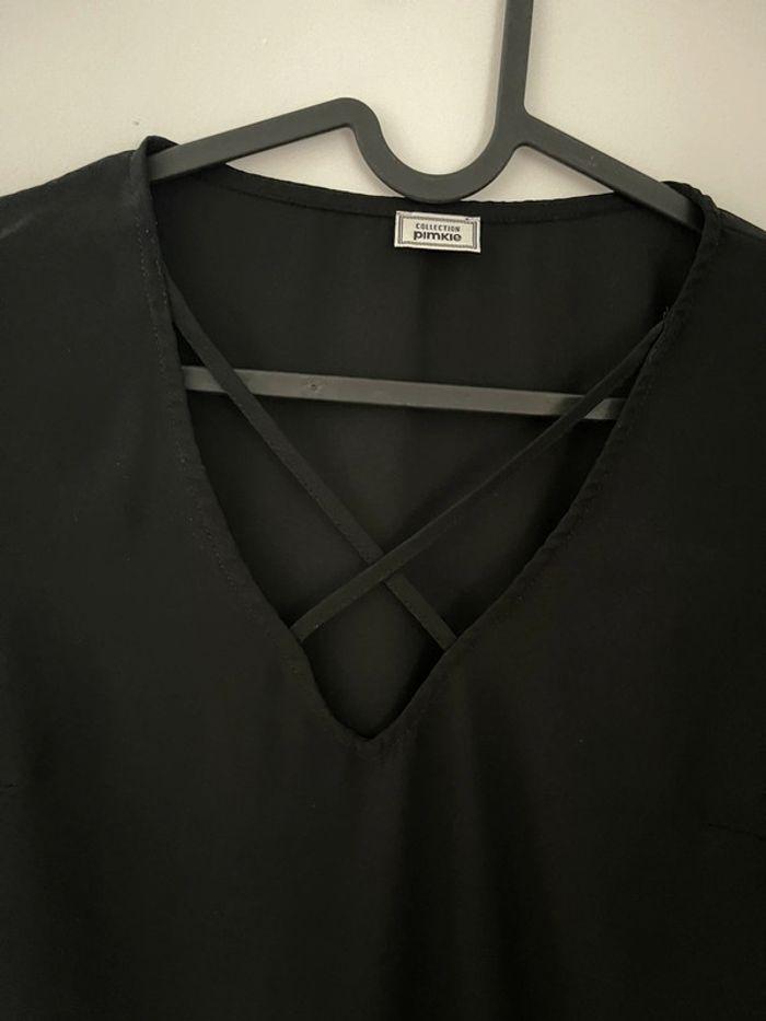 Blouse manches longues noir - photo numéro 3