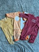 Lot de 3 pyjamas velours