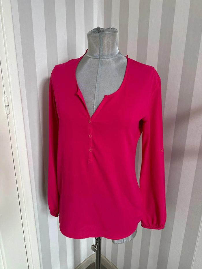 Blouse Esprit T:36 fushia - photo numéro 1