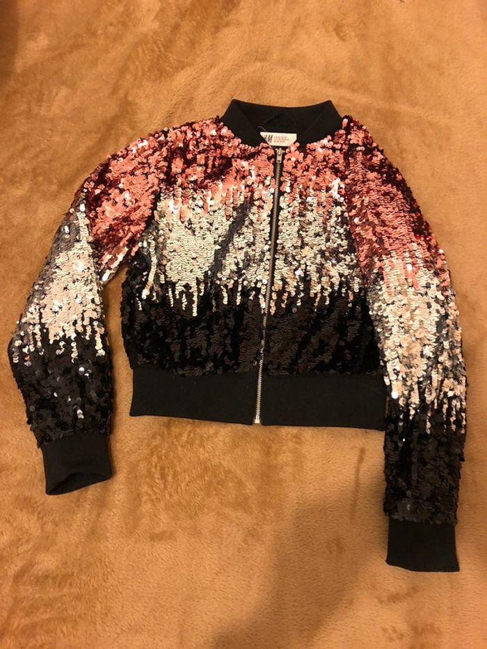 Bomber à sequins