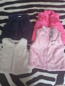 Lot gilets  sans manches