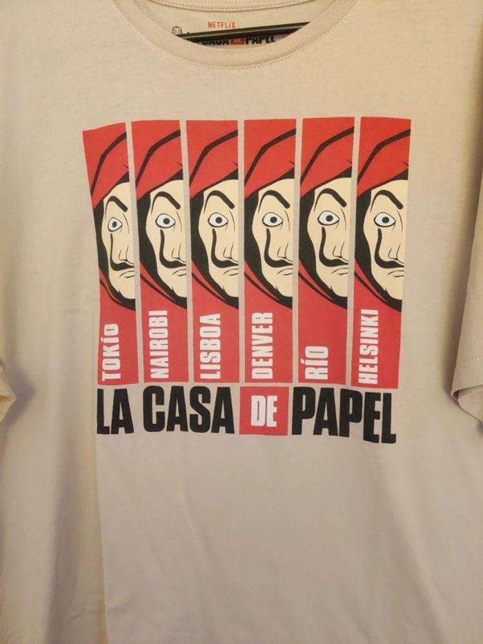 T-shirt casa de papel taille Xl - photo numéro 2