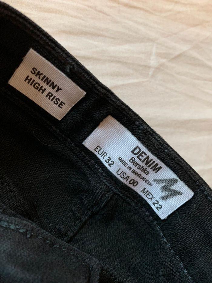 Jean skinny taille haute noir Bershka NEUF - photo numéro 6