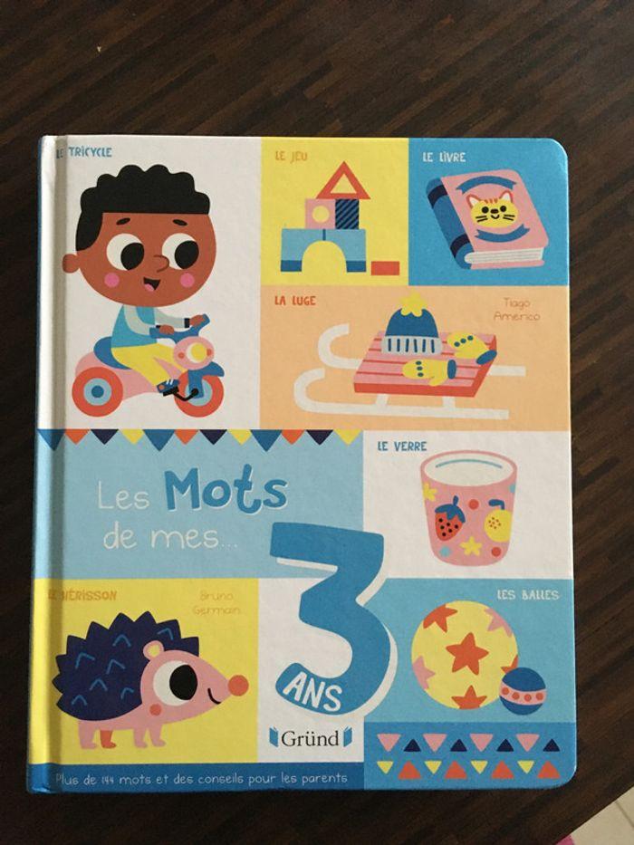 Livre Les mots de mes 3 ans - photo numéro 1