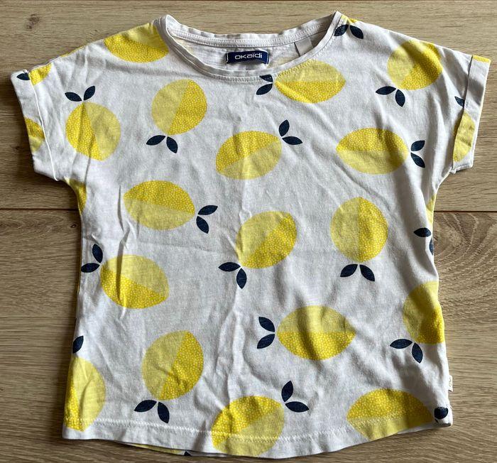 T-shirt citron Okaidi - 5 ans - photo numéro 1