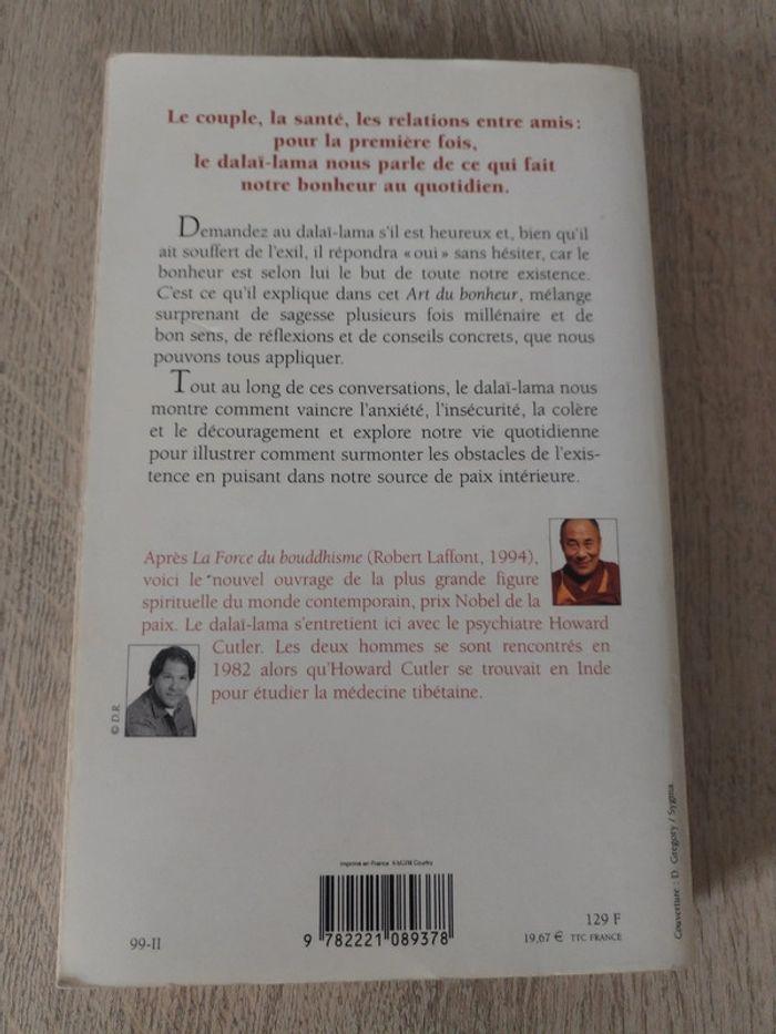 Livre "L'art du bonheur" - Dalaï Lama - photo numéro 2