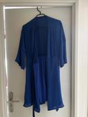 Robe cache cœur bleue