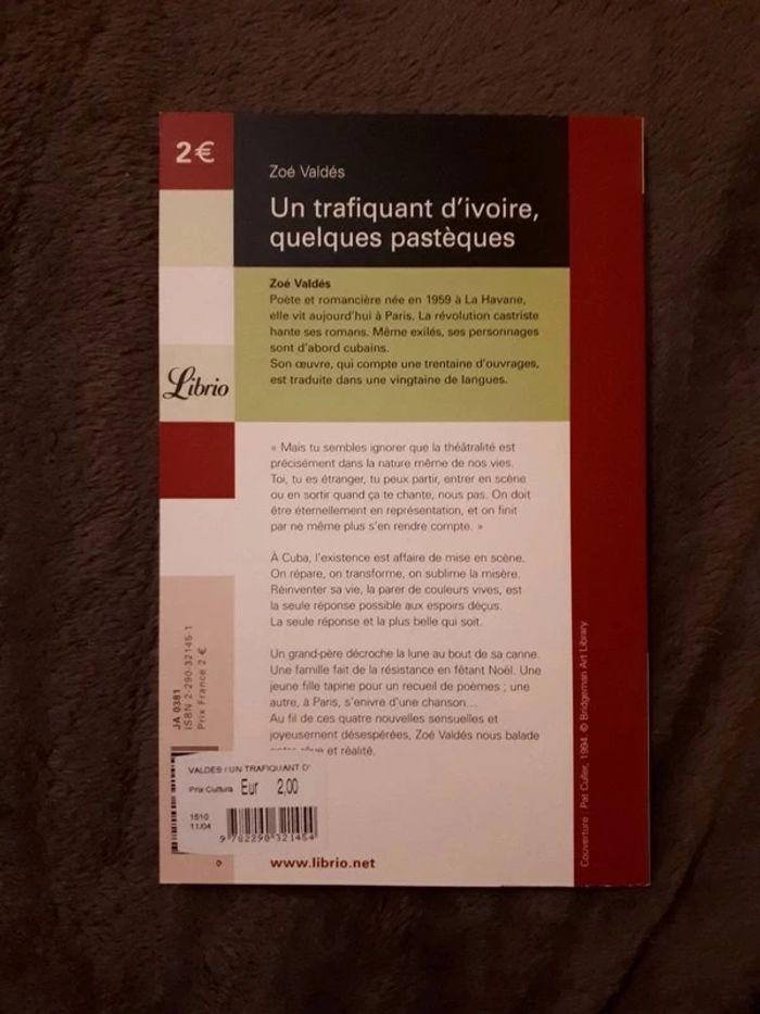 Livre Un trafiquant d'ivoire, quelques pastèques, Zoé Valdés - photo numéro 2