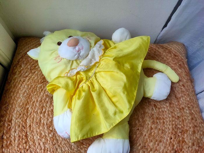 Peluche chat jaune Puffalump vintage - photo numéro 6