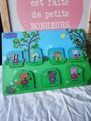 Puzzle en bois personnages Peppa Pig 2 ans +