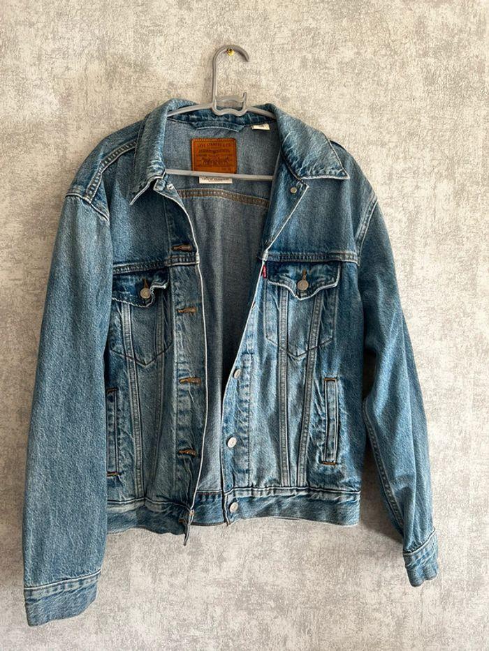 Veste en jean oversize bleu Levi’s taille M - photo numéro 1