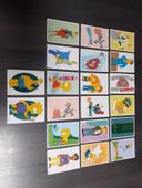 Lot de de 20 stickers panini Simpsons