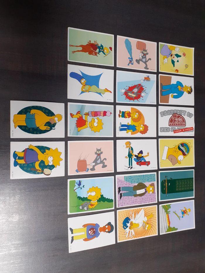 Lot de de 20 stickers panini Simpsons - photo numéro 1