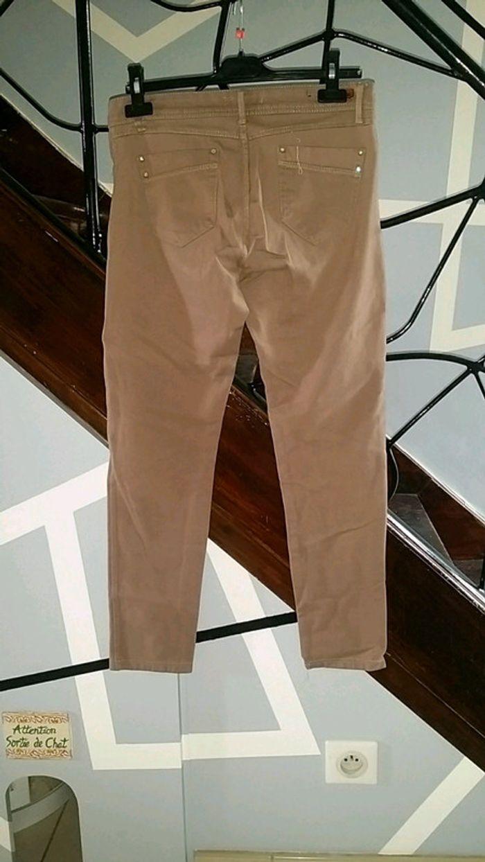 Pantalon beige taille 44 - photo numéro 2