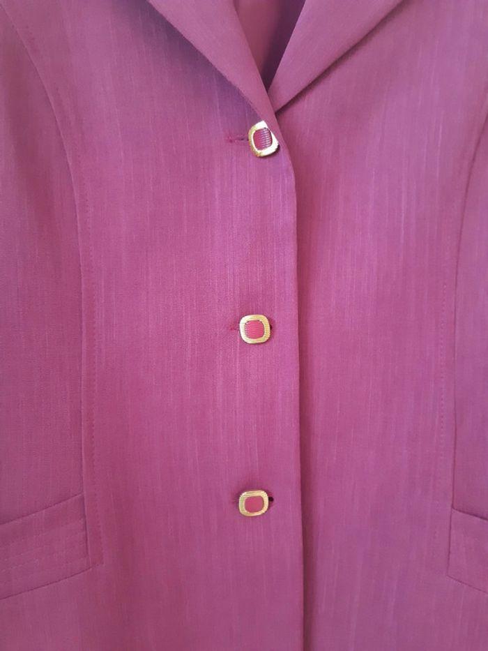 Blazer veste tailleur bordeaux Damart. T 44. Neuf. - photo numéro 11