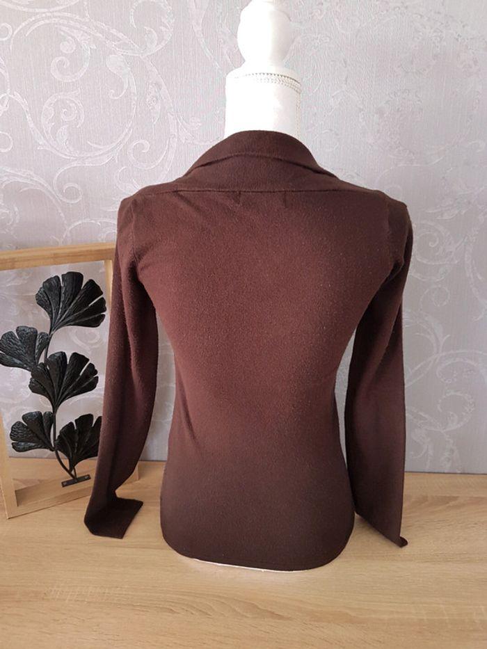 Pull marron Why Not taille 36 petit prix - photo numéro 2