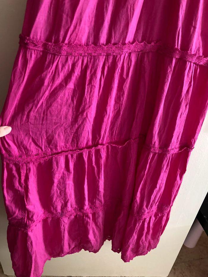 Robe longue rose fuschia taille unique - photo numéro 7