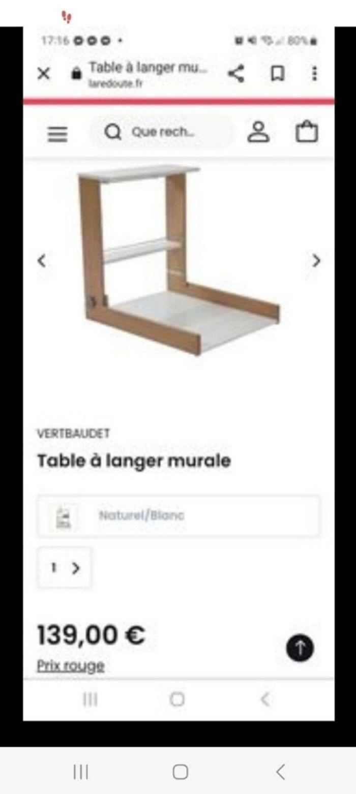 Table à langer  murale 50€ - photo numéro 2