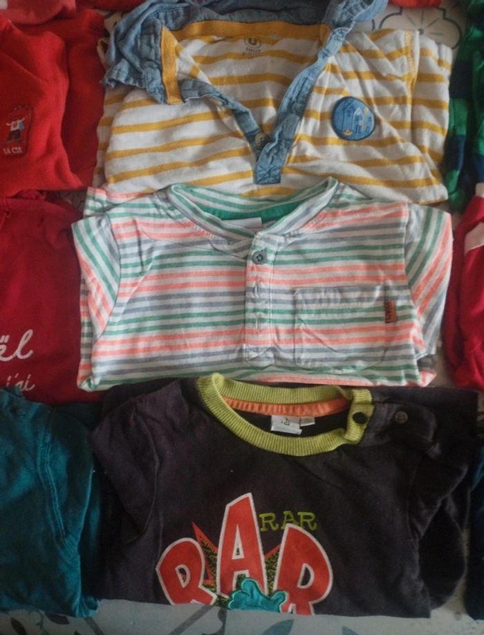 Lot de 18 t-shirts manches longues 18mois tbe - photo numéro 3