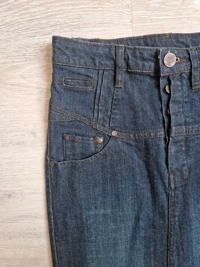 Jupe crayon en jean bleue Mango taille 34 neuve - photo numéro 2