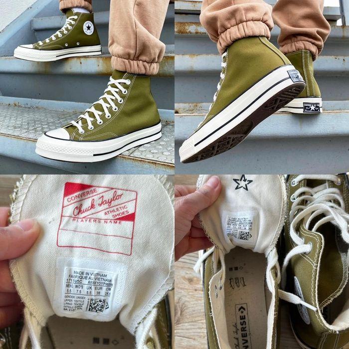 Converse Chuck 70 montantes vert olive - Taille 38 - photo numéro 13