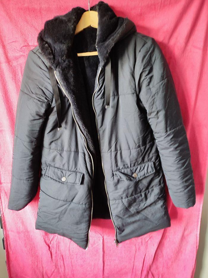 Manteau réversible pilou Kiabi taille M - photo numéro 3