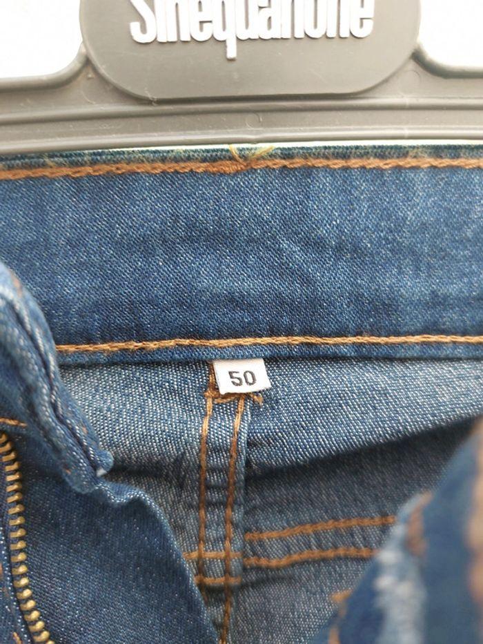 Jeans grande taille marine - photo numéro 1