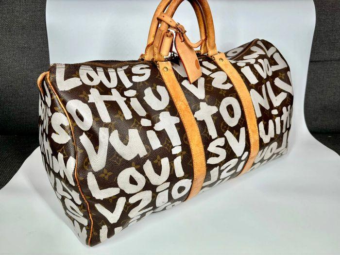 Louis Vuitton Vintage Édition Limitée Graffiti Keepall 50 - photo numéro 7