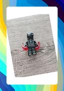 Minifigurine super héros : Iron Man costume noir (compatible Lego)