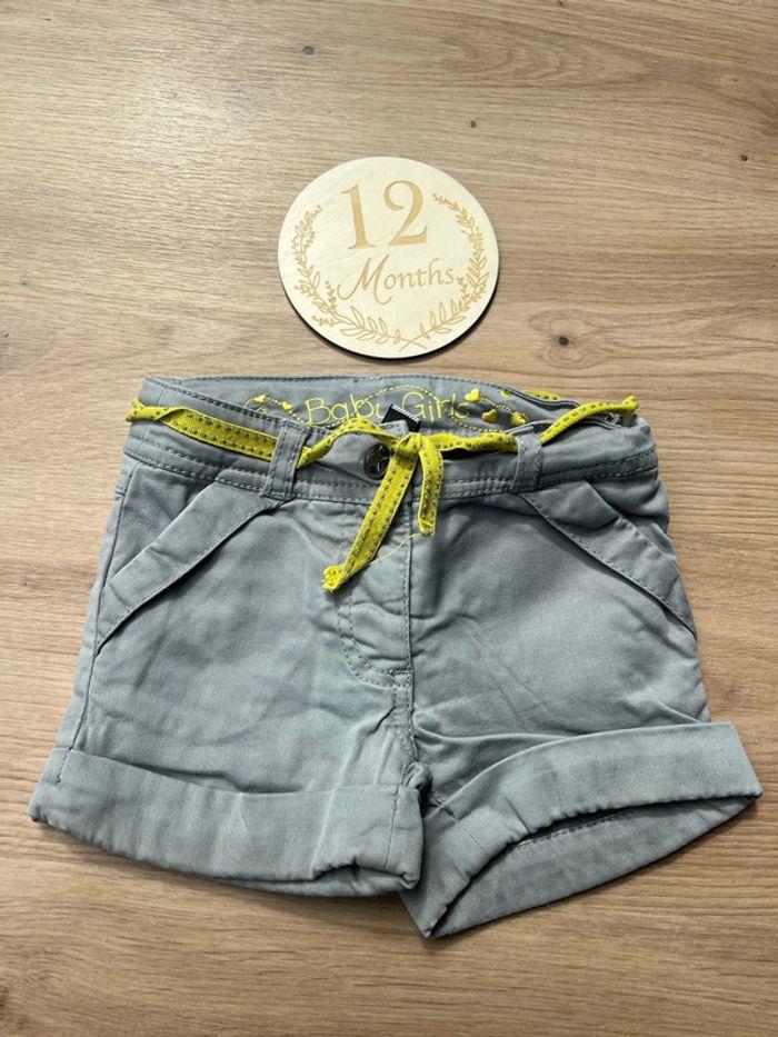 Short en jean gris 12mois jbc - photo numéro 1