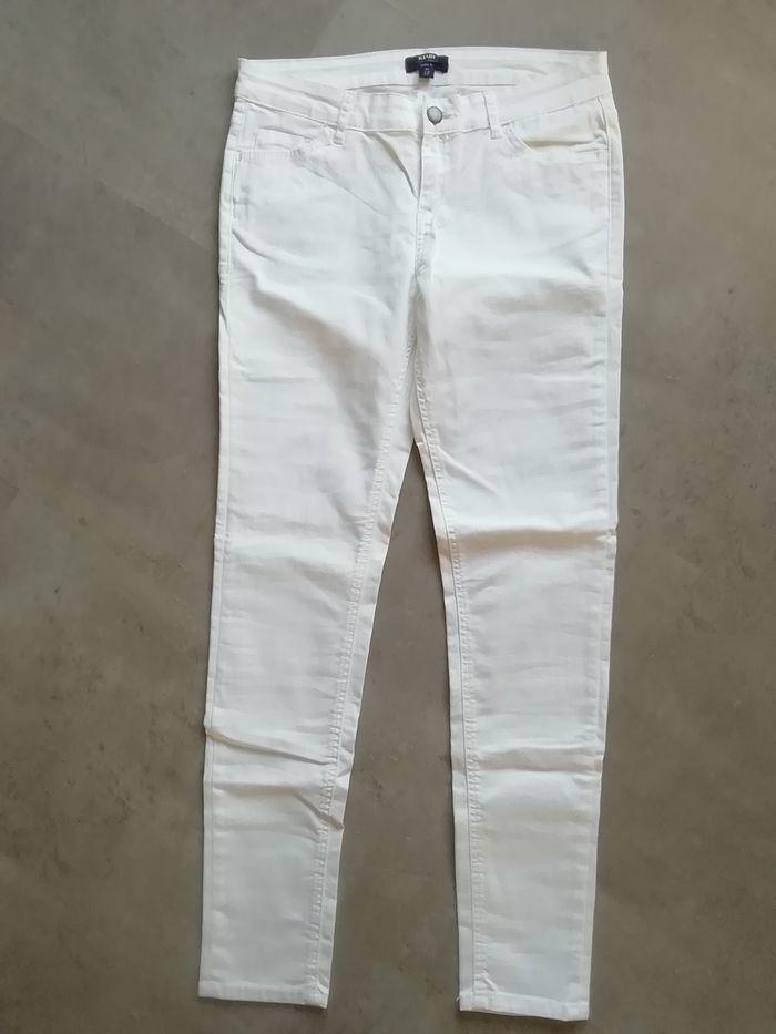 Pantalon skinny Fit Blanc - photo numéro 1