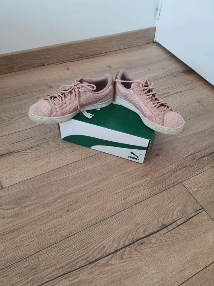 Basket puma rose - photo numéro 5